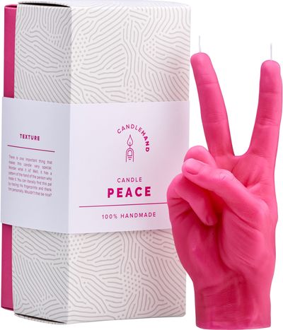 Žvakė CANDLEHAND PEACE PINK, 400 g