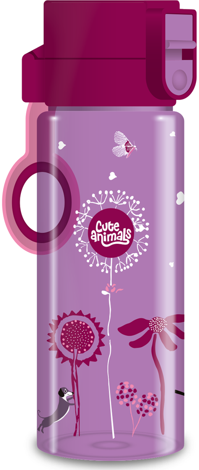 Plastikinė gertuvė CUTE ANIMALS-PUPPY, 475 ml