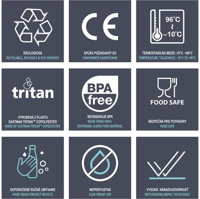 Plastikinė gertuvė MATTE PINE GREEN, 600 ml