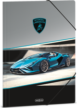 Aplankas kartoninis Lamborghini su guma, A4