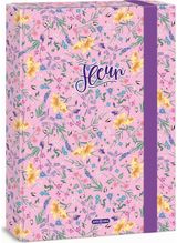 Dėklas sąsiuviniamsFleur, su guma, A4