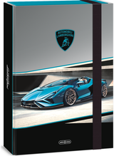 Dėklas sąsiuviniams Lamborghini, su guma, A4