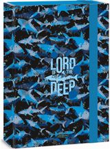 Dėklas sąsiuviniams Lord of the Deep, su guma, A4