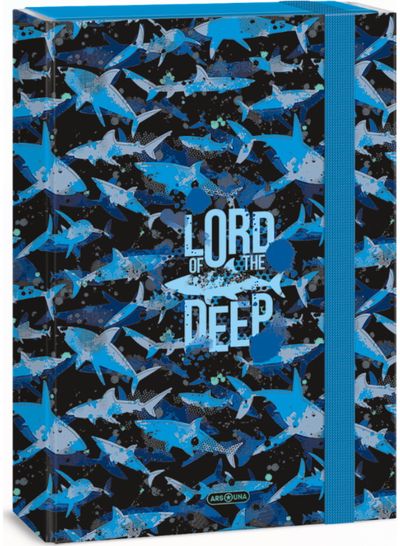 Dėklas sąsiuviniams Lord of the Deep, su guma, A4
