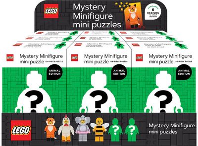 Dėlionė LEGO Mystery Minifigure Puzzles Animal Edition 126 det. (blind box)