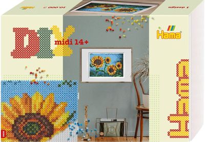 Karoliukų mozaika HAMA ART SUNFLOWER