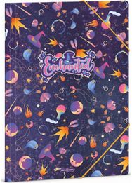 Aplankas kartoninis Enchanted su guma, A4