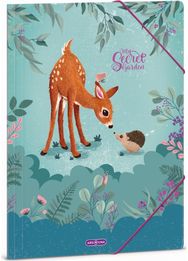 Aplankas kartoninis My Secret Garden su guma, A4