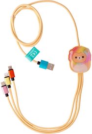 Įkrovimo laidas SQUISMALLOWS 3-in-1 (1.2M) Leonard