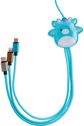 Įkrovimo laidas SQUISMALLOWS 3-in-1 (1.2M) Tatiana