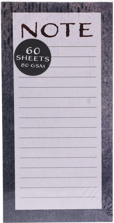 Magnetinis bloknotas CABANA, 18 x 9 cm