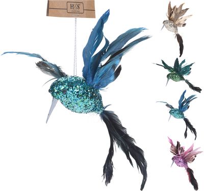 Pakabinama dekoracija BIRD, įv.rūšys, 23 cm