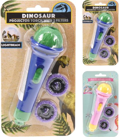Projektorius - žibintuvėlis DINO / UNCORN įv. rūšys (baterijos pridedamos)