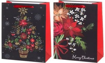 Dovanų maišelis FLOWERS, 26x32x12 cm