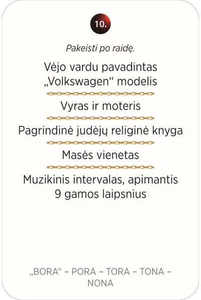 Stalo žaidimas AUKSINIS PROTAS. GRANDINĖLĖS Čempionų lyga