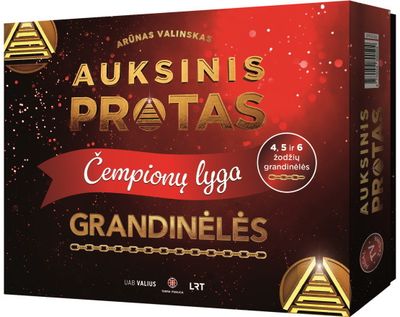 Stalo žaidimas AUKSINIS PROTAS. GRANDINĖLĖS Čempionų lyga