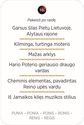 Stalo žaidimas AUKSINIS PROTAS. Užuominos
