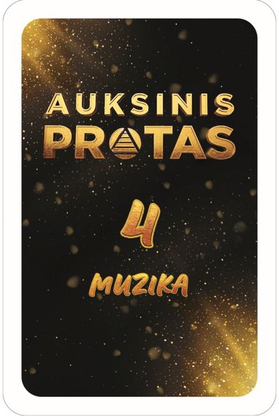 Stalo žaidimas AUKSINIS PROTAS. Užuominos