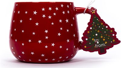 Keramikinis puodelis XMAS TREE su 3D figurėle