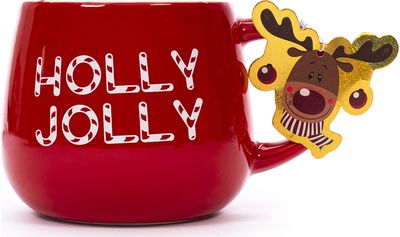 Keramikinis puodelis REINDEER su 3D figurėle