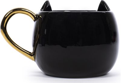 Keramikinis puodelis CAT BLACK GOLD
