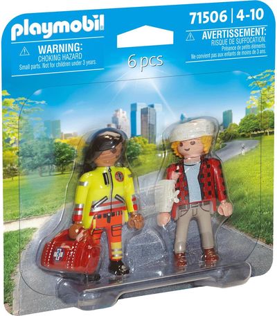 PLAYMOBIL DUOPACKS Paramedikas ir pacientas 71506