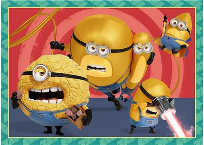 TREFL MINIONS 4 dėlionių rinkinys Minions
