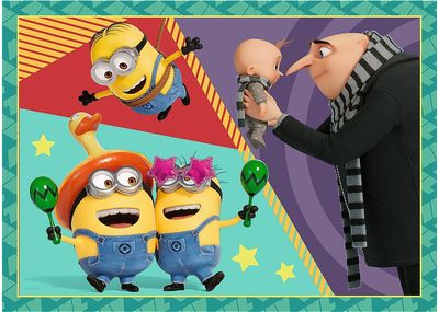 TREFL MINIONS 4 dėlionių rinkinys Minions