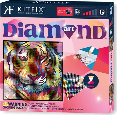KITFIX DIY Deimančiukų menas Tigras