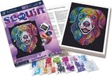 KITFIX DIY Sequin Art violetinis rinkinys Šuo