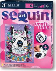 KITFIX DIY Sequin Art Teen rinkinys Lama