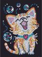 KITFIX DIY Sequin Art raudonasis rinkinys Kačiukas ir burbulai