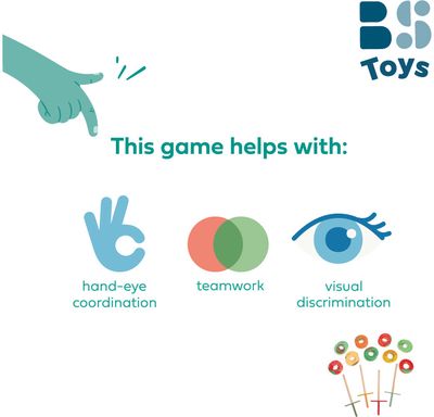 Žaidimas BS TOYS Catch the Fruit FSC 100%