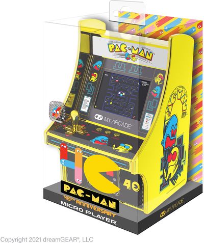 Nešiojama žaidimų konsolė MY ARCADE Micro Player Pac-Man 40TH Anniversary