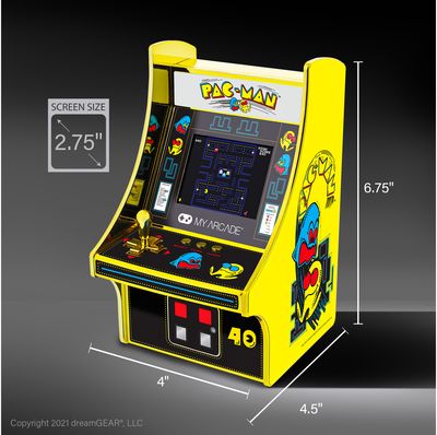 Nešiojama žaidimų konsolė MY ARCADE Micro Player Pac-Man 40TH Anniversary