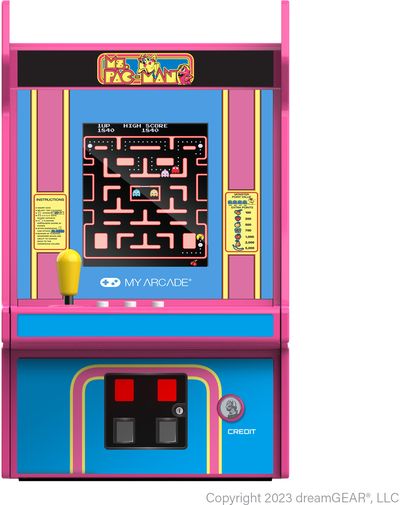 Nešiojama žaidimų konsolė MY ARCADE Micro Player Ms.Pac-Man