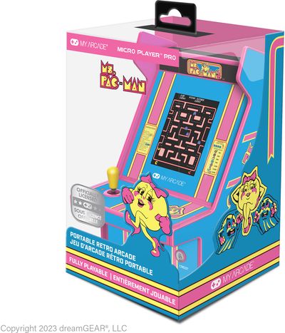 Nešiojama žaidimų konsolė MY ARCADE Micro Player Ms.Pac-Man