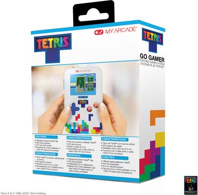 Nešiojama žaidimų konsolė MY ARCADE Go gamer Tetris, 301 žaidimas viename