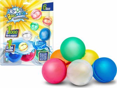 Daugkartinės vandens bombos RE-USE-BALLONS, 6 vnt.