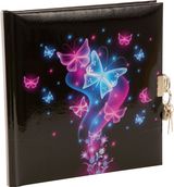 Dienoraštis GB SUMMER BUTTERFLY su spynele, 17x17 cm, 96 psl.