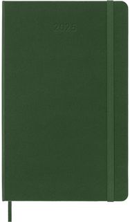 Moleskine 2025 12-Month Weekly Large Hardcover Notebook: Myrtle Green
