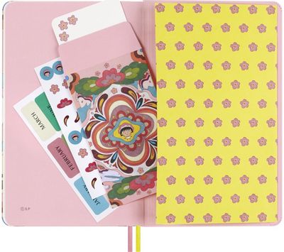 Darbo knyga MOLESKINE SAKURA 13x21cm, be datos, kietas viršelis, savaitė