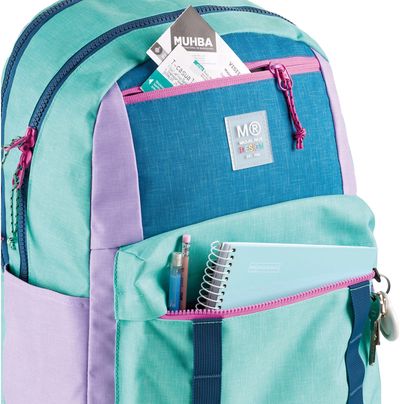 Kuprinė MR AMSTERDAM RIDER BLUE, RPET, 47 cm, 3 skyrių