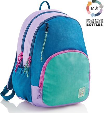Kuprinė MR BERLIN RIDER BLUE, RPET, 42 cm, 3 skyrių