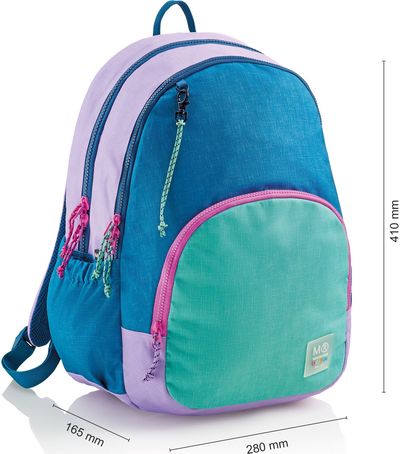 Kuprinė MR BERLIN RIDER BLUE, RPET, 42 cm, 3 skyrių