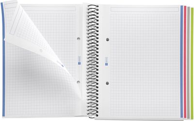 Sąsiuvinis MR LEVEL UP su spirale, A5, 140 l., langeliais