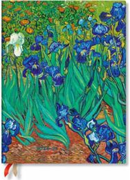 Darbo knyga PAPERBLANKS 18mėn. 2024 liepa - 2025 gruod. Van Gogh’s Irises, ULTRA , VER