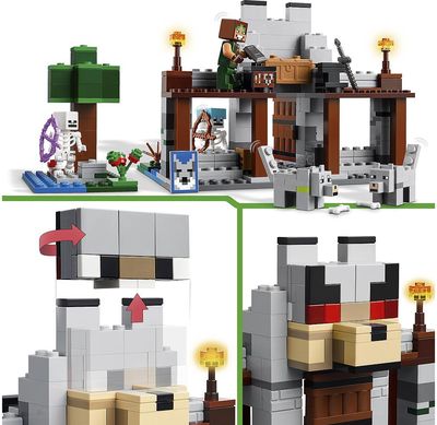 LEGO Minecraft Vilkų Tvirtovė 21261L