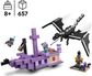 LEGO Minecraft Enderio Drakonas Ir Pabaigos Laivas 21264L