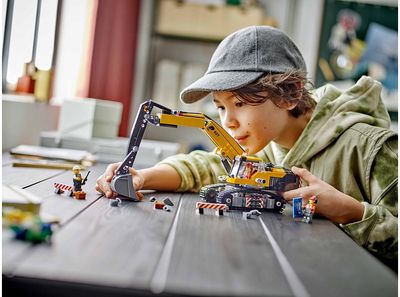 LEGO City Geltonas Statybų Ekskavatorius 60420L